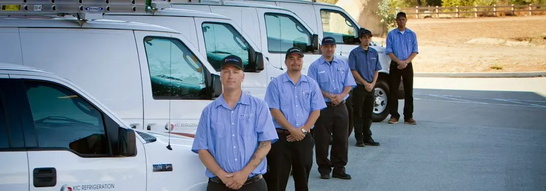 KIC Refrigeration crew ready for Heat Pump Installation jobs across Fresno